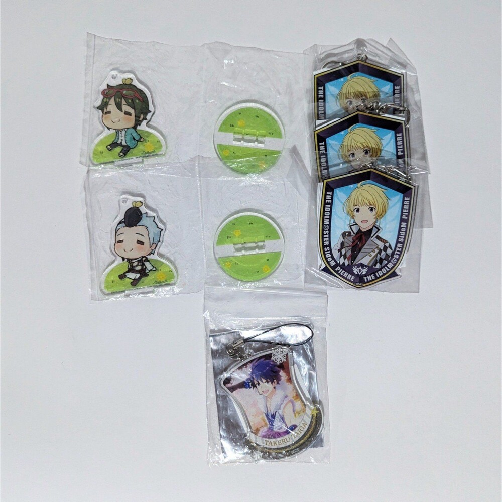 The Idolmaster SideM Keychain and Acrylic Stand Bundle